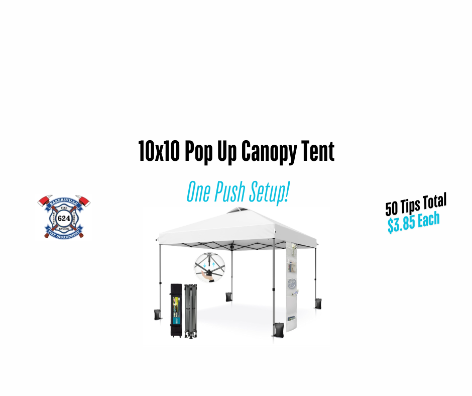 10x10 Pop Up Canopy Tent