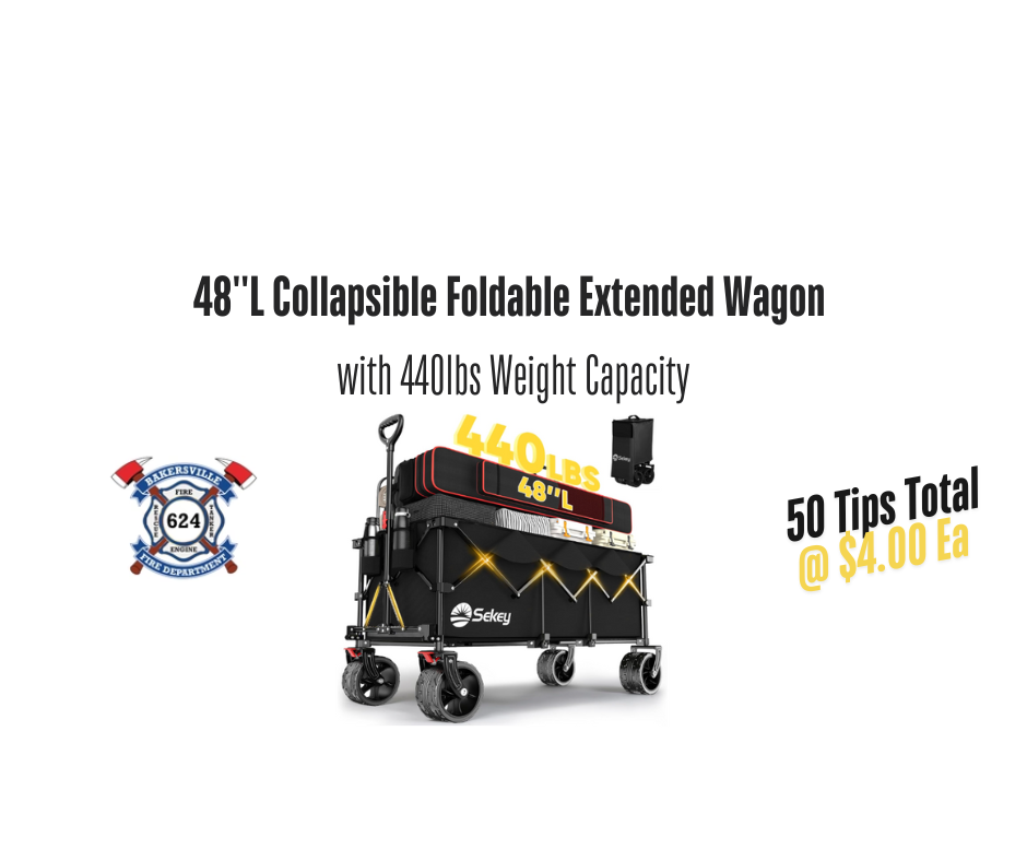 Sekey 48''L Collapsible Foldable Extended Wagon