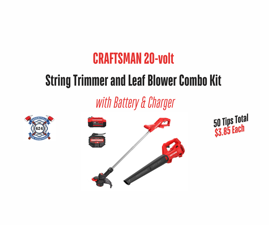 CRAFTSMAN 20-volt String Trimmer and Leaf Blower Combo Kit with Battery and Charger