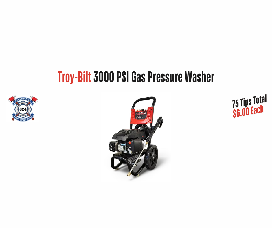 Troy-Bilt 3000 PSI Gas Pressure Washer