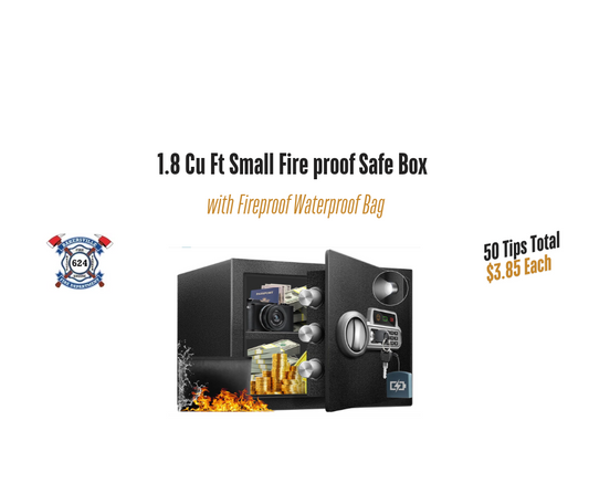 1.8 Cu Ft Small Fire proof Safe Box with Fireproof Waterproof Bag