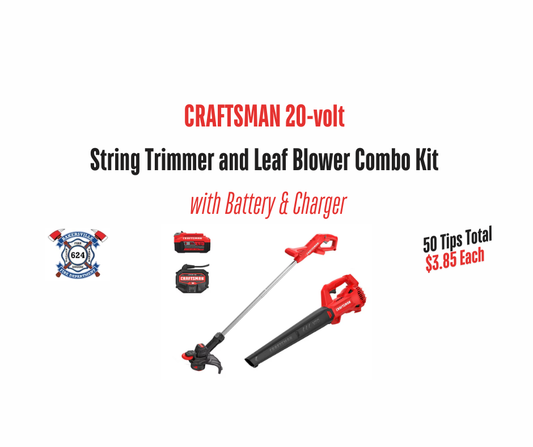 CRAFTSMAN 20-volt String Trimmer and Leaf Blower Combo Kit with Battery and Charger