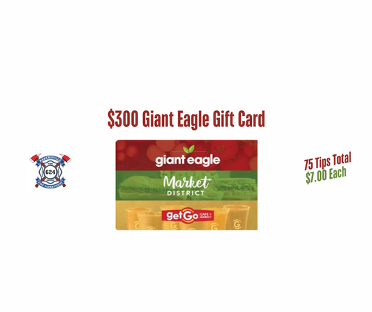 $300 Giant Eagle Gift Card