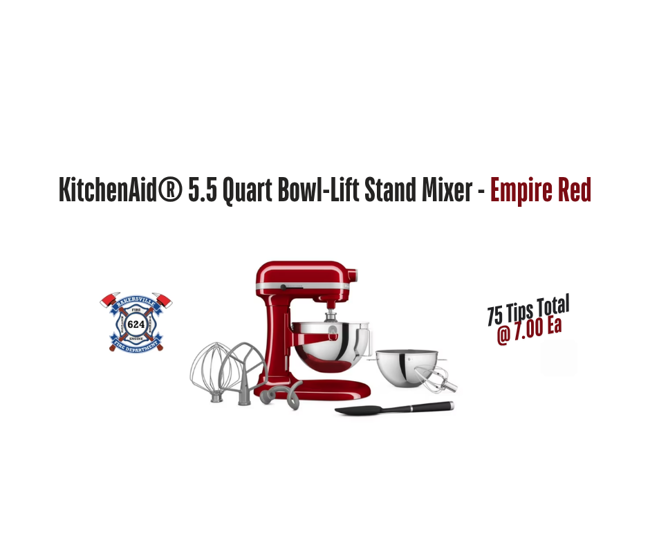 KitchenAid® 5.5 Quart Bowl-Lift Stand Mixer - Empire Red
